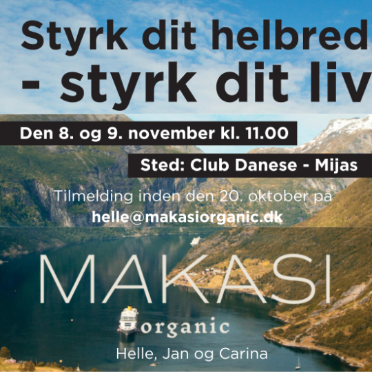 Foredrag Styrk dit helbred 8. og 9. november 2025 kl. 11