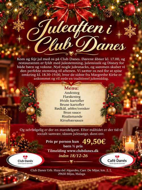 Juleaften i Café Danés